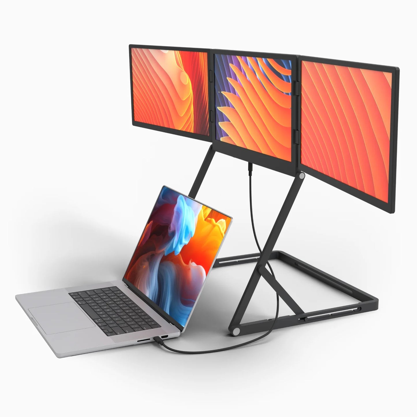 Triple Monitor Para Computadora Portátil