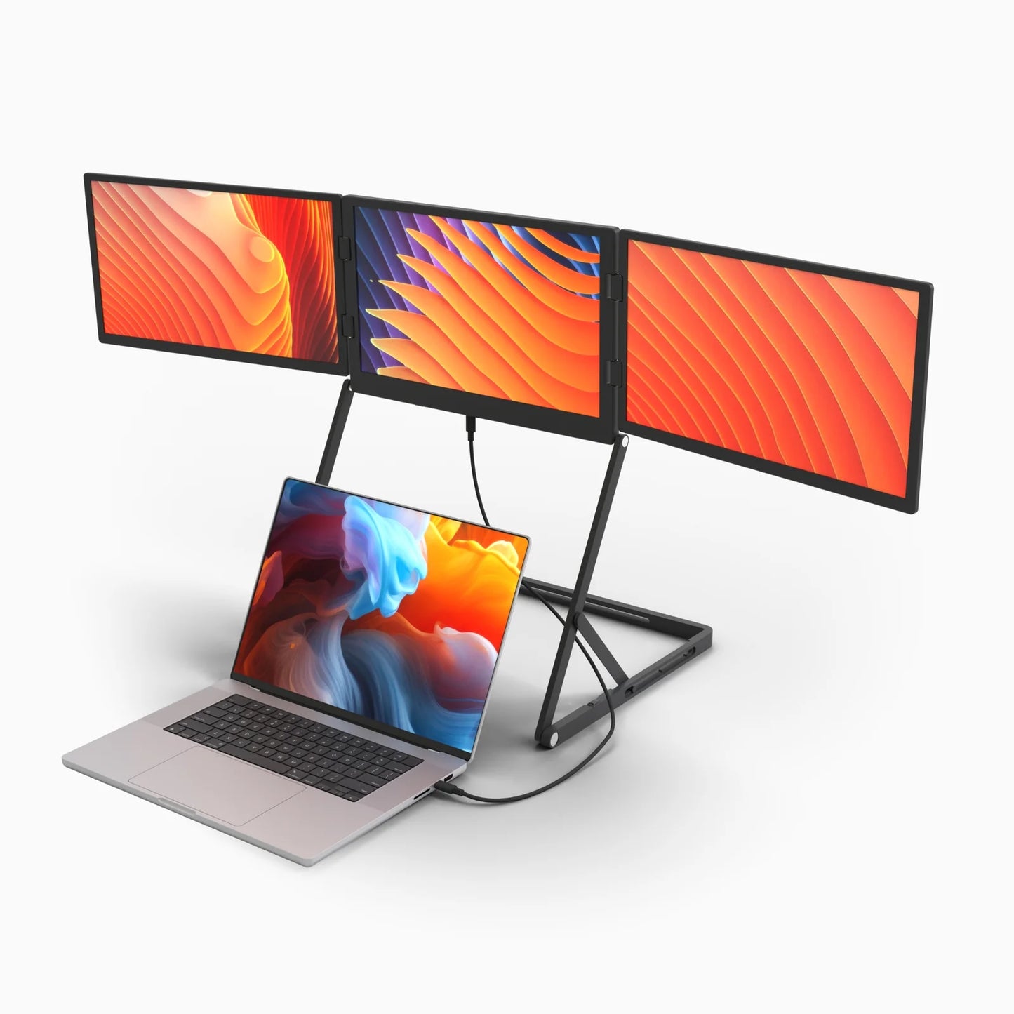 Triple Monitor Para Computadora Portátil