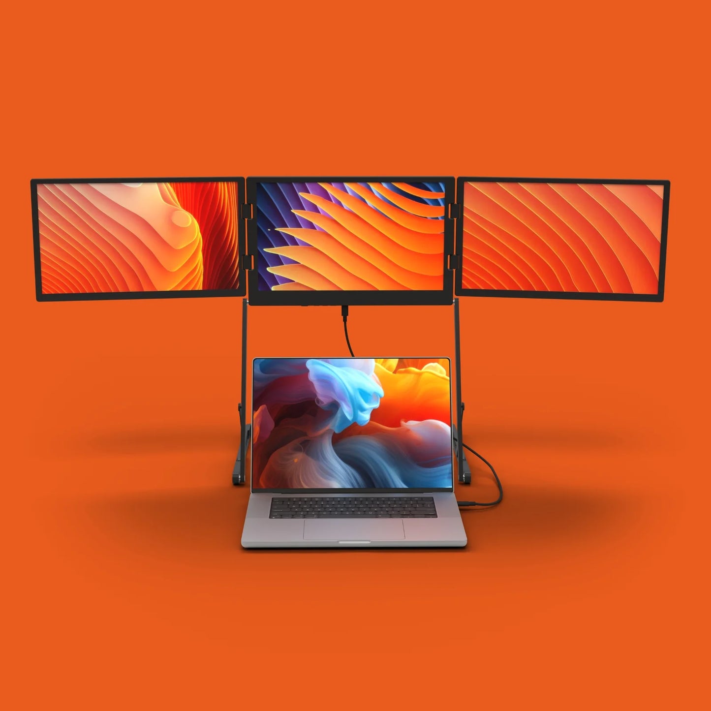 Triple Monitor Para Computadora Portátil